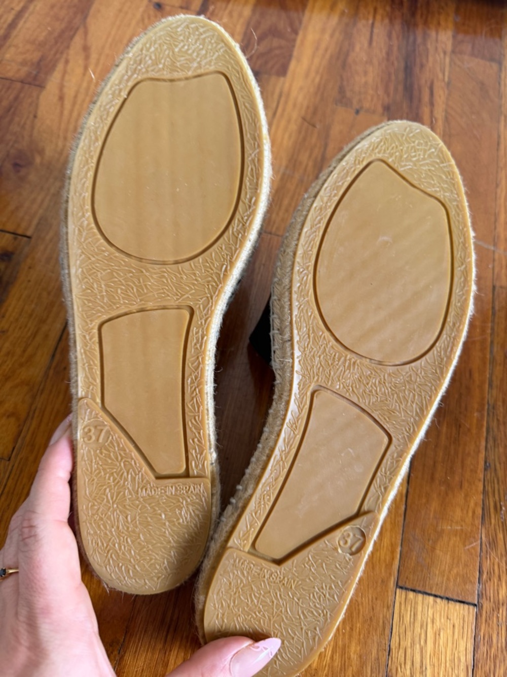 Anthropologie Howsty Black Slide Espadrille Mules - Women's - Picture 6 of 6